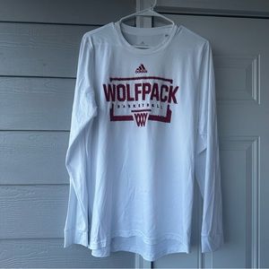 Adidas NC State “Wolfpack Basketball” Long Sleeve Tee